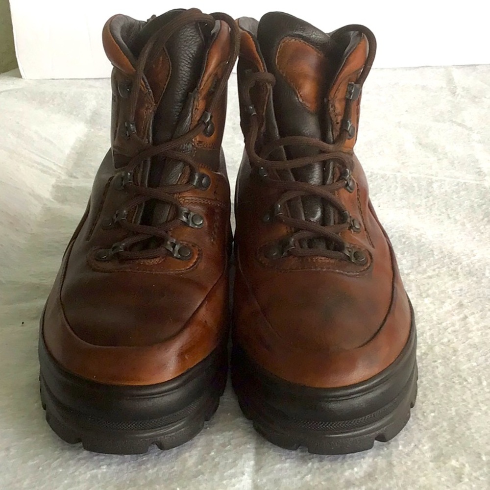 Quo Vadis BrownLeather LaceAnkleBoots Men’s Size 11 Hikers Vintage